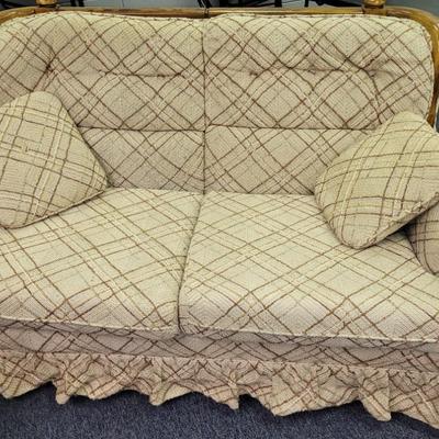 2 Pc Vintage Riverside Sofa and Love Seat