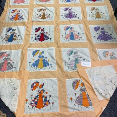 81x100â€ unfinished quilt top