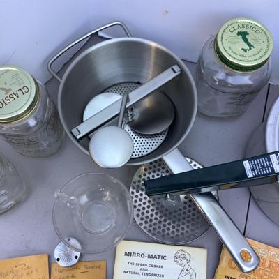 G1270 Jar & Canning Lot