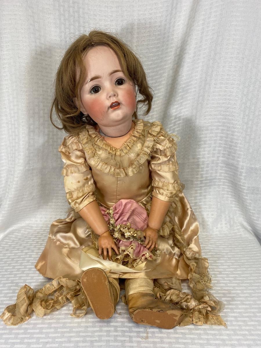 27" Kestner Doll Antique Bisque & Composite JDK 260 Sleepy Eyed Doll 63