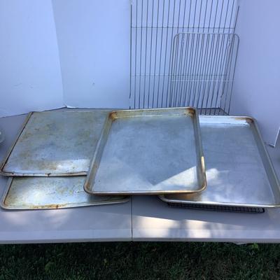 G1278 Bakers Pans & Sheets Lot