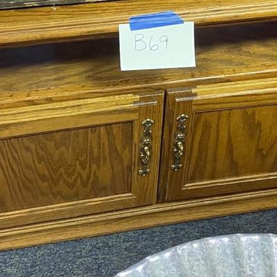 Oak TV stand