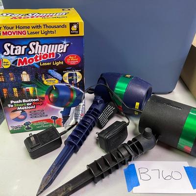 3-star shower motion laser lights