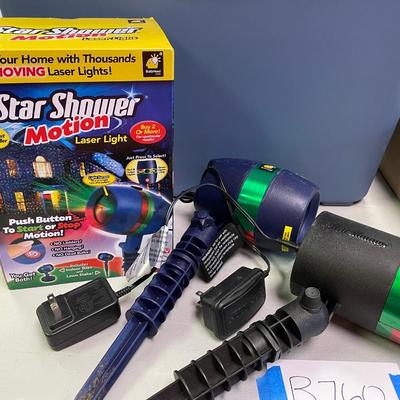 3-star shower motion laser lights