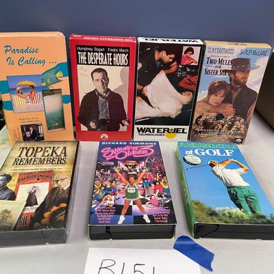 7 VCR tape assortment