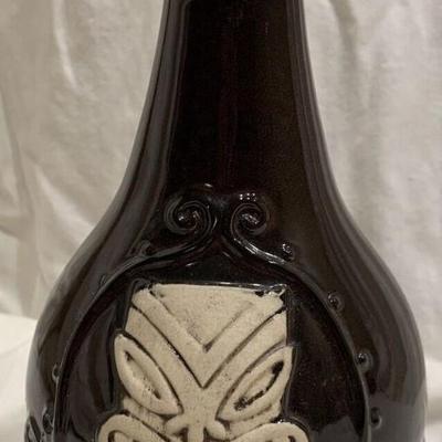 DEREK YANIGER PAPA UBANGI 8.75" DECANTER BOTTLE TIKI FARM 2008 EXOTIC DECOR