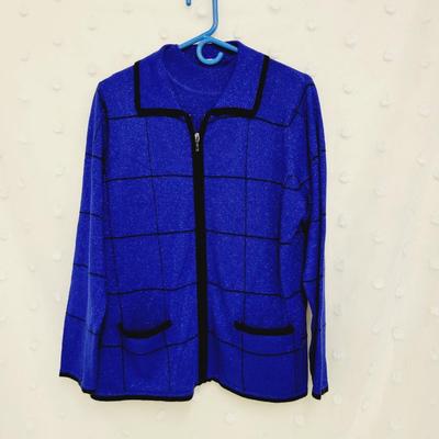 ALLISON DALEY- WOMEN'S 2PC TOP(PL) W/ CARDIGAN(PM)