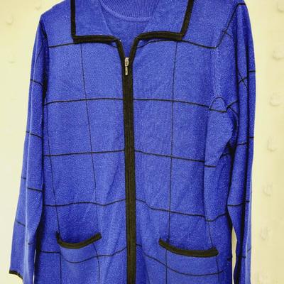 ALLISON DALEY- WOMEN'S 2PC TOP(PL) W/ CARDIGAN(PM)