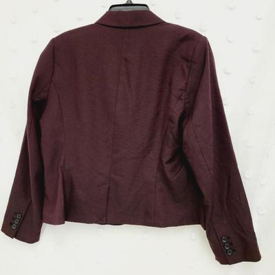 NWT! WORTHINGTON WOMENS BURGUNDY BLAZER SIZE PETITE XL