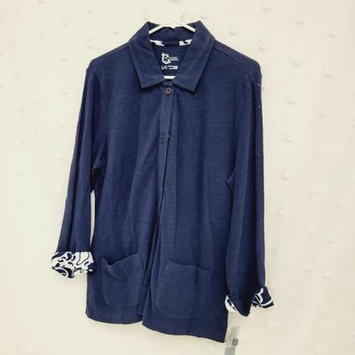 NWT! CLASSIC ELEMENTS WOMEN'S NAVY BLUE JACKET SIZE L