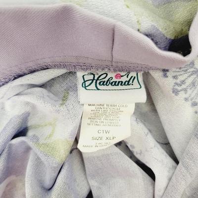 HABAND! WOMENS FLORAL SHEER PULL OVER SIZE XL PETITE