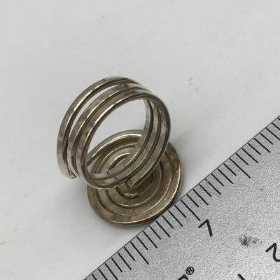 Unique Large Silver 925 Statement Ring