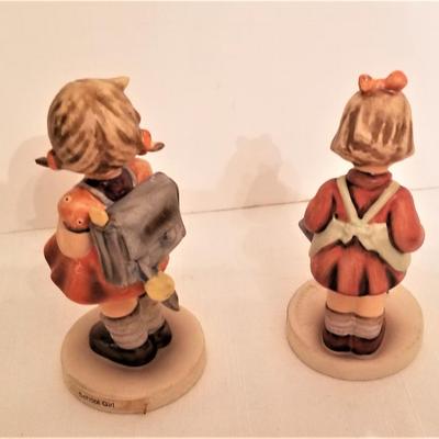 Lot #74  Two Hummel Figurines - "School Girls" and "Little Gardner"