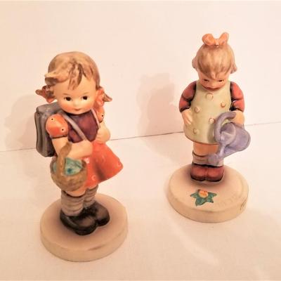 Lot #74  Two Hummel Figurines - "School Girls" and "Little Gardner"