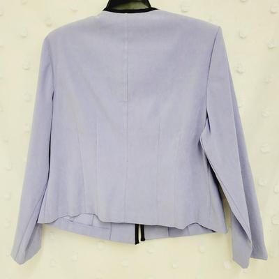 SAG HARBOR DRESS WOMENS LILAC BLAZER SIZE 14