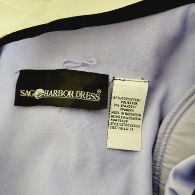 SAG HARBOR DRESS WOMENS LILAC BLAZER SIZE 14