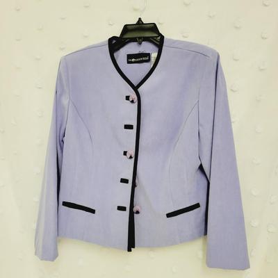 SAG HARBOR DRESS WOMENS LILAC BLAZER SIZE 14