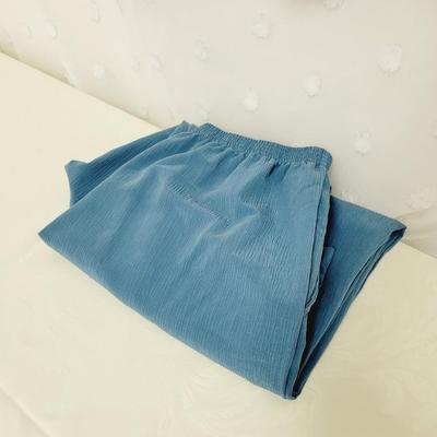 ALFRED DUNNER WOMENS BLUE FLOWER SUIT PANT 2PC TOP SIZE(10) BOTTOM SIZE(14)