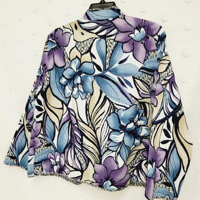 ALFRED DUNNER WOMENS QUILTED STYLE BLAZER SIZE 14P