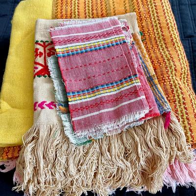 LOT 172  GROUP OF VINTAGE ETHNIC TEXTILES