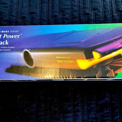 LOT 182  QUIET POWER TIE RACK SHARPER IMAGE & LEATHER ZIPPERED TIE TRAVEL CASE