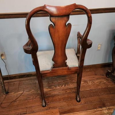 Antique Late 1800's Queen Anne Style Chair
