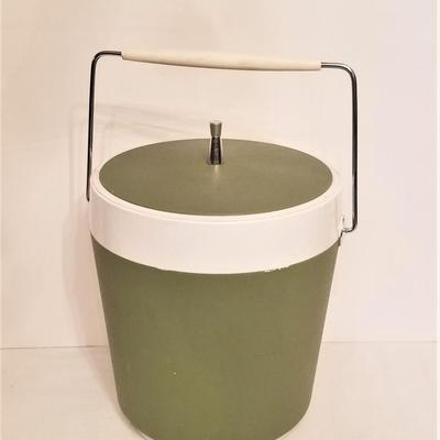 Lot #83  Mid Century Ice Bucket - Avocado Green
