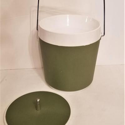 Lot #83  Mid Century Ice Bucket - Avocado Green