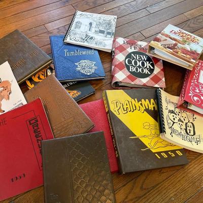 L25-Miscellaneous cookbooks and old yearbooks