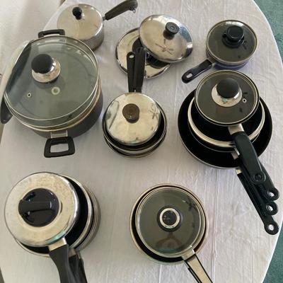 T-Fal Pots and Pans and Baking Pans (LR-RH)