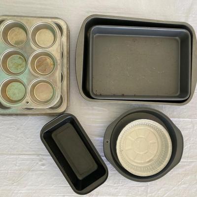 T-Fal Pots and Pans and Baking Pans (LR-RH)