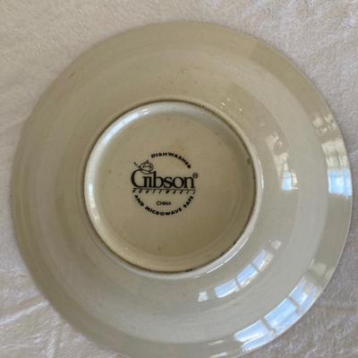 Ranmaru Stoneware Floral Dishes with Gibson Bowls  (K-RH)