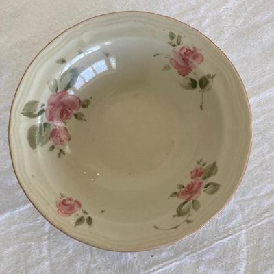 Ranmaru Stoneware Floral Dishes with Gibson Bowls  (K-RH)