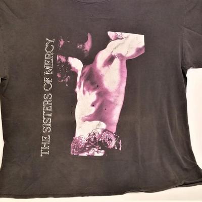 Lot #94  Vintage Sisters of Mercy rock group Tour T-Shirt - 1991