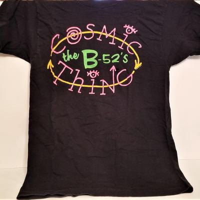 Lot #95  Vintage B-52s Official Tour T-Shirt Cosmic Thing - 1989