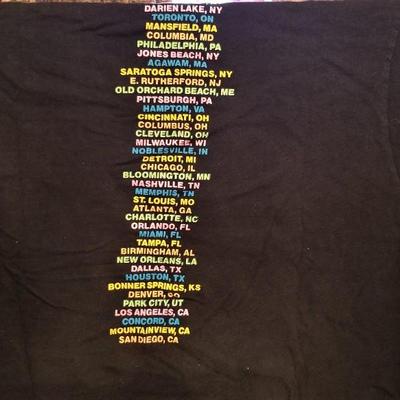 Lot #95  Vintage B-52s Official Tour T-Shirt Cosmic Thing - 1989