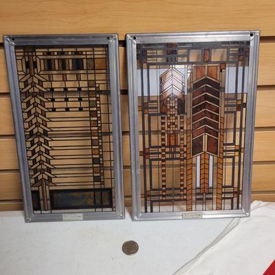 Frank Lloyd Wright Stained Glass Pieces