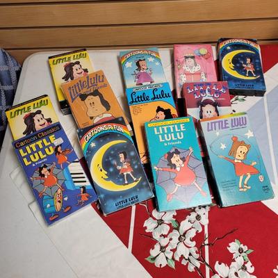 Set of 12 Little LuLu VHS Tapes
