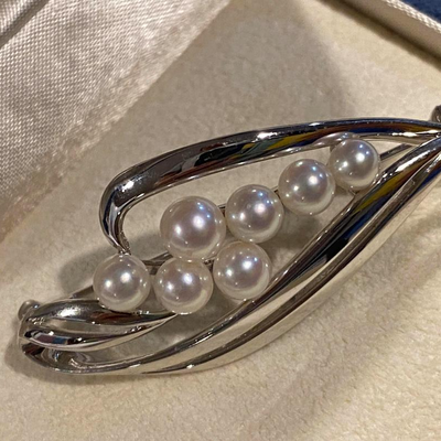 Mikimoto Brooch