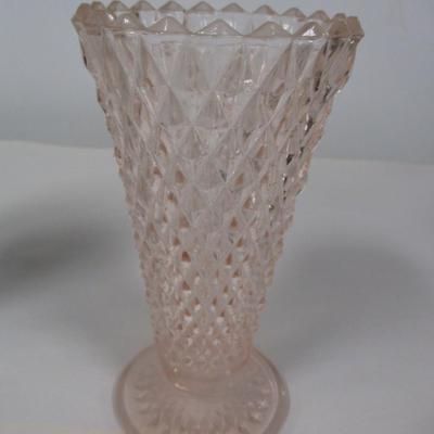 Diamond Cut Crystal Glass Pitcher Candy Dish Vase Fruit Bowl