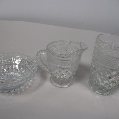 Crystal Toothpick Holder Nut Server Heart Candy Dish