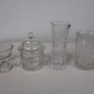 Crystal Vases 1 - Princess House Footed Dish