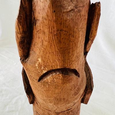 Four Wooden Carved Elephants