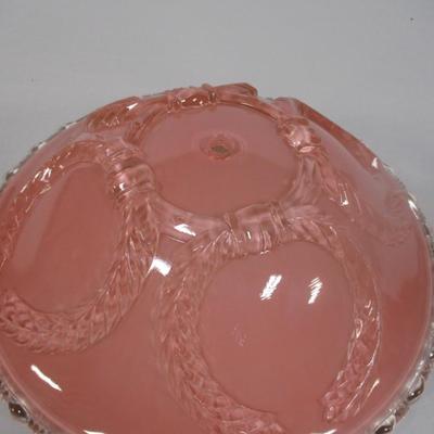 Pink Art Deco Ceiling Shade