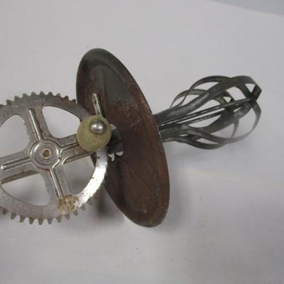 Antique Manual Crank Hand Mixer