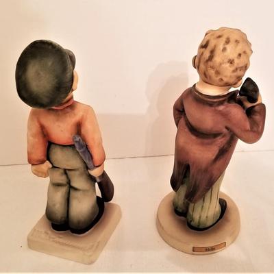Lot #114  Lot of 2 vintage Hummels - "Hello" and  "Soldier Boy"