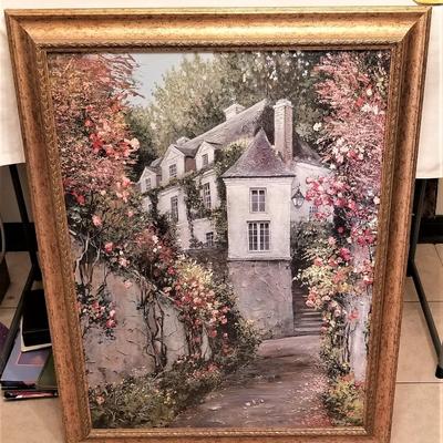 Lot #118  Decorator Painting by artist Roger Duvall - gilded frame