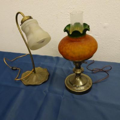 LOT 12. TWO TABLE LAMPS