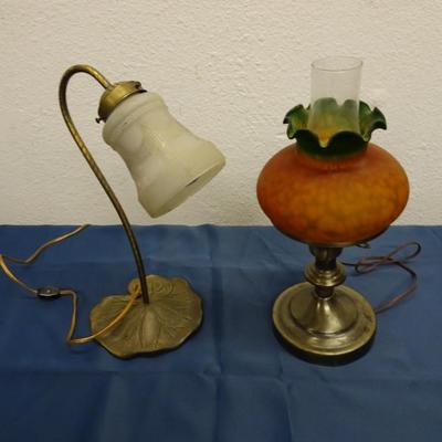 LOT 12. TWO TABLE LAMPS
