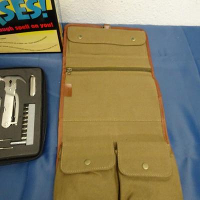 LOT 22. MISC ITEMS INCLUDING BELL SYSTEM PIN COLLECTION AND GAME